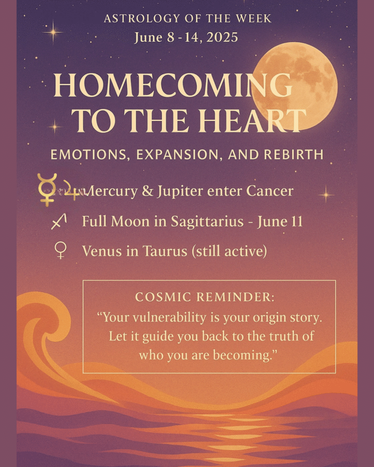 🌕 Astrology of the Week: June 8–14, 2025
