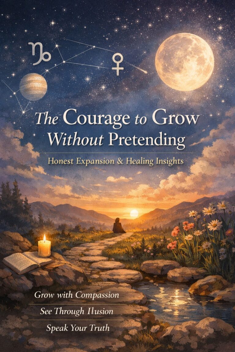 The Courage to Grow Without Pretending: Weekly Astrology Reflection | December 21–27