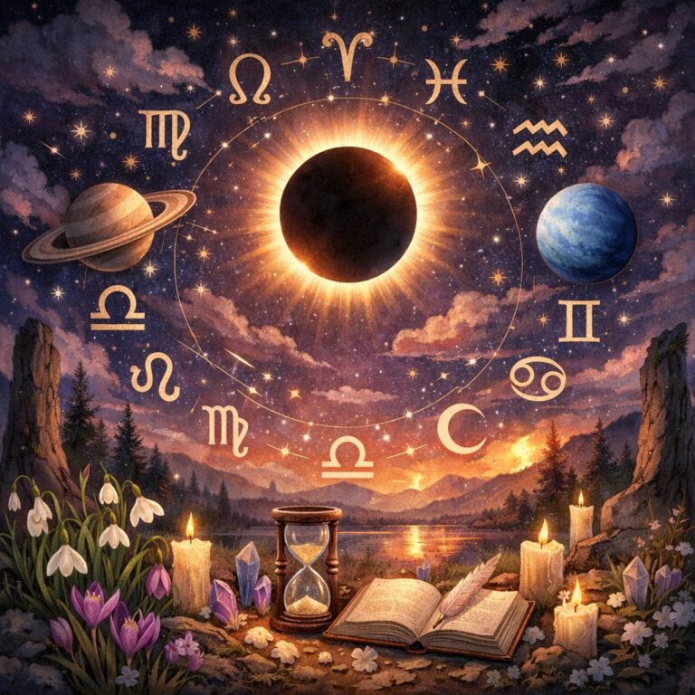 The Floral Goose Sky Journal Eclipse Field Notes Week  February 15 – 22, 2026